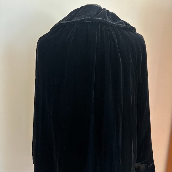 Studio-M Ruched Collar layering-piece soft velvet-feel holiday corpcore XL glam - Picture 8 of 14